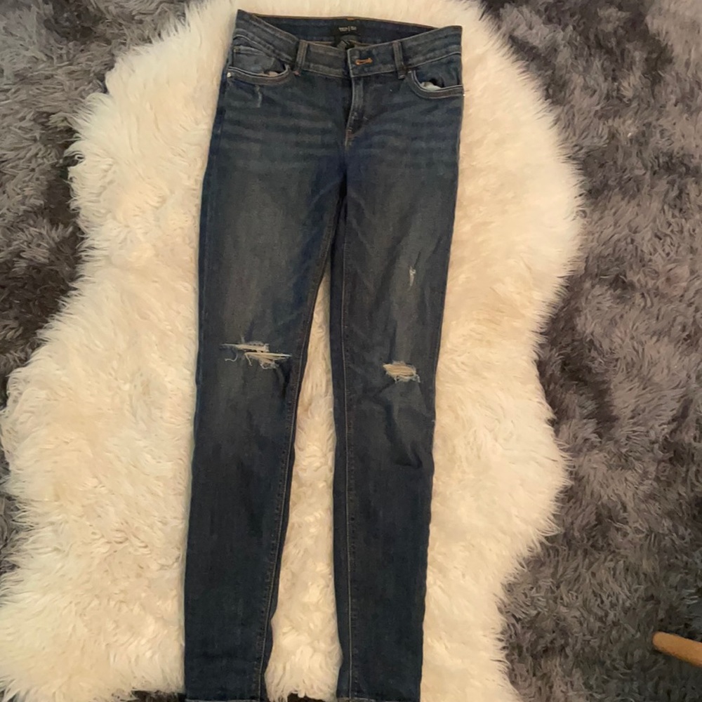 White House Black Market Distressed Jeans